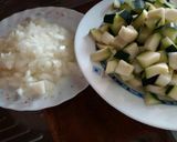 Foto del paso 1 de la receta: Pastel de calabacín y pechuga de pavo