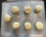 A picture of step 4 of Worlds Best British Scone - Perfect ! Cream or Jam first :P lol.