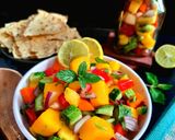 A picture of step 3 of Mango Salsa.