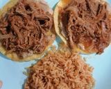 A picture of step 4 of Beef Tinga Tostadas.