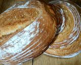 Foto del paso 1 de la receta: PAN sin amasado con diseño, para PRINCIPIANTES🍞