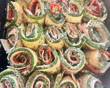 Une image de l'étape 4 de Petits roulés de courgettes (jambon ou chorizo) fromage.