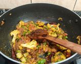 A picture of step 9 of Little millet bisi bele bath.