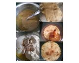 A picture of step 1 of Gujarati feast for Ganesh Chaturthi.