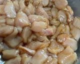Gambar langkah 1 resipi Ayam Popcorn.