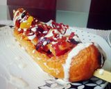 Foto del paso 5 de la receta: Canoas de Plátano Rellenas de Piña, Bocadillo, Queso y Tocineta