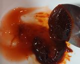 Hình bước làm 1 của món Cá hồi chay (đậu sốt tương ớt Gochujang)