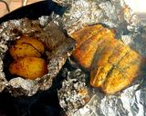 Foto del paso 5 de la receta: Salmón a la barbacoa, con hierbas aromáticas #caminodesabores