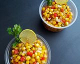 A picture of step 14 of Corn chaat cups (street style).