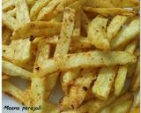 A picture of step 8 of Homemade french fries 😊😊😊.
