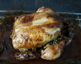 Foto del paso 5 de la receta: Pollo al horno con bacon, y patatas gratinadas