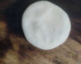 A picture of step 18 of Khuskhus matar kachodi.