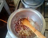 A picture of step 1 of Fried beans.