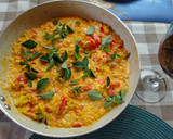 Foto del paso 5 de la receta: Arroz, queso fresco y tomate (invento delicioso 😉😋)
