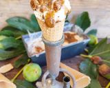 Foto del passaggio 6 della ricetta Gelato di ricotta e composta ai fichi