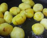 A picture of step 1 of Shahi Aloo Matar Malai.