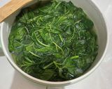 Foto langkah ke 6 dari resep 🌿 Sayur Bayam Bening Ala Anak Kos.