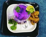 A picture of step 2 of Butterfly pea Flower Tea ☕ Healthy Drink 🍻.