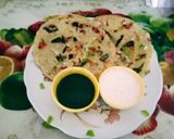 A picture of step 4 of Healthy nutritious tasty moong dal Chilla for kids.