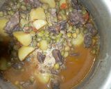 A picture of step 5 of Coconut pigeonpeas.