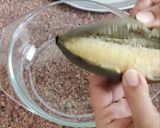 A picture of step 1 of RAW Banana Patties.