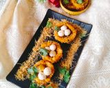 A picture of step 3 of BIRD NEST SNACK (paneer 😋 potato Birds Nest 🕊️ veg snacks).