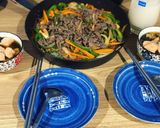 Hình bước làm 4 của món Miến trộn hàn xẻng Japchae