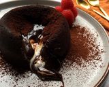 A picture of step 2 of The ultimate chocolate fondant.