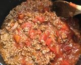 A picture of step 4 of Chilli con carne.