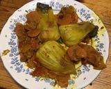 Une image de l'étape 17 de Shanghai pak choi braisés citron tomates carottes et galanga.