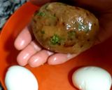 A picture of step 3 of Nargisi kofta.