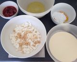A picture of step 3 of Rhubarb Ripple Semifreddo.