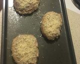 A picture of step 3 of Parmesan pork chops.
