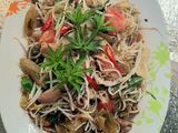 Bao tử cá basa xào chua