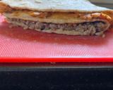 A picture of step 7 of Mexican Enchilada with Indian twist.