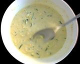 A picture of step 2 of Sattu cheela.