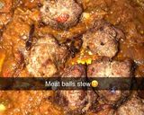 A picture of step 3 of Meat ball stew.