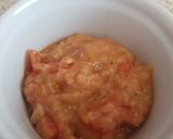 A picture of step 3 of My Lentle & Tomato Dip 😁.