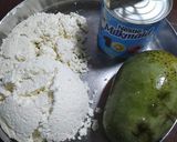 A picture of step 1 of Mango Sandesh.