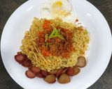 Foto langkah ke 5 dari resep 193. Indomie Goreng Ayam Sambal Geprek.