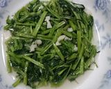 蒜炒空心菜的食譜步驟2照片