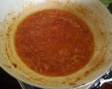 A picture of step 3 of Beef smokie Spaghetti with sauce.