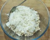 A picture of step 2 of Protein packed healthy cheeseballs.