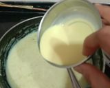 A picture of step 2 of Coconut burfi.