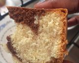 A picture of step 7 of Fluffy Vanilla marble cake.