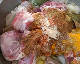 A picture of step 1 of Mutton Rogan josh.