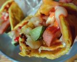 Foto langkah ke 49 dari resep Flat Bread Sosis Telor.