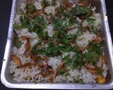 A picture of step 7 of Veg lucknowi biriyani.