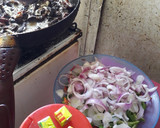 A picture of step 3 of Boiled yam and source.
