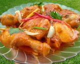 Foto langkah ke 6 dari resep Resep Ayam Merah Saos Cabe Pedas Manis.